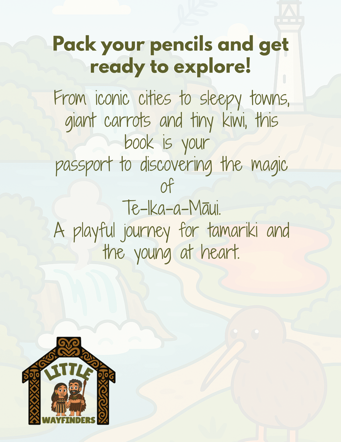 Explore Aotearoa: A North Island Colouring Adventure